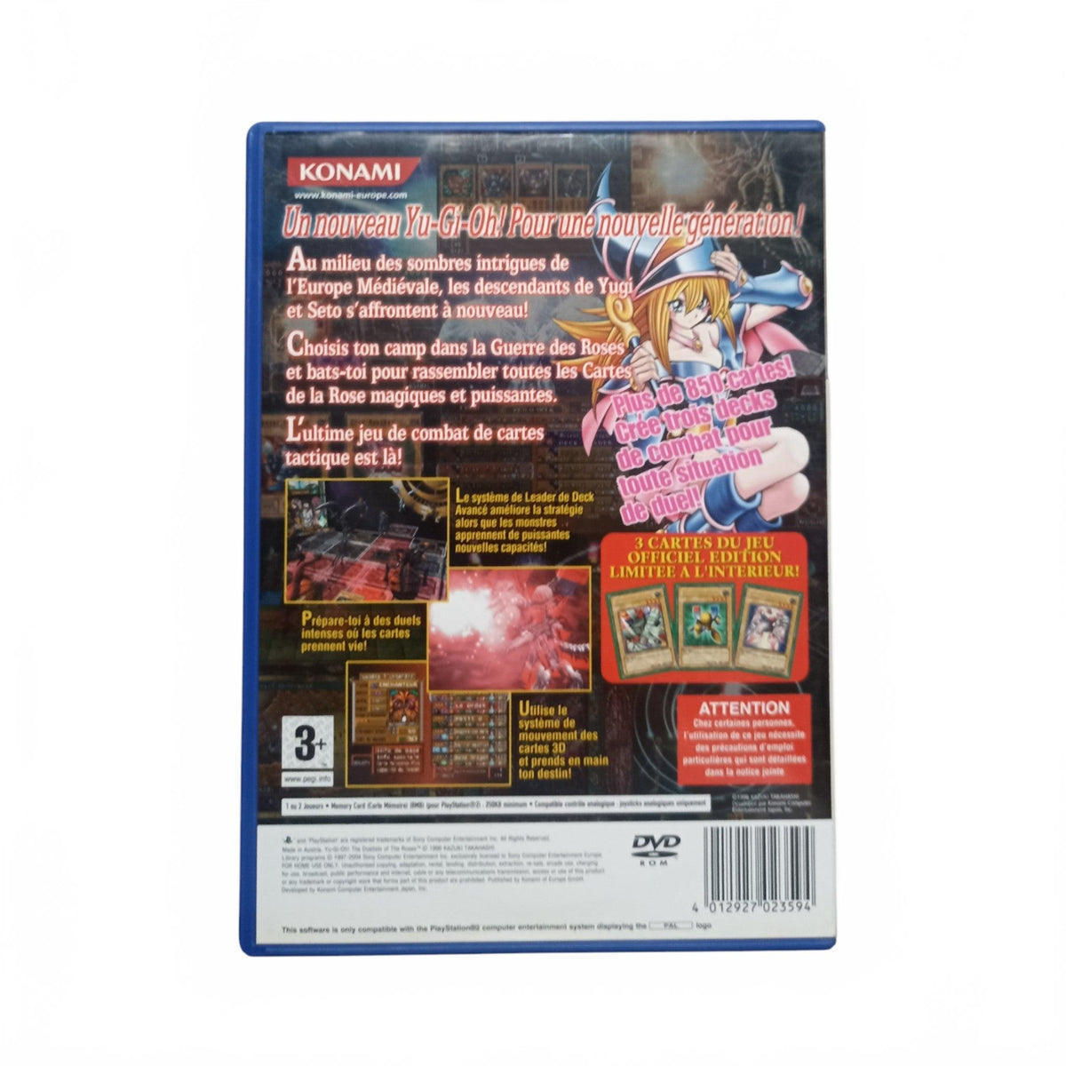 Yu-Gi-Oh! The Duelists of the Roses playstation 2 (PS2)