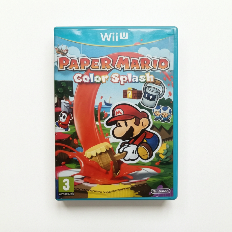 Paper Mario Color Splash Nintendo Wii U