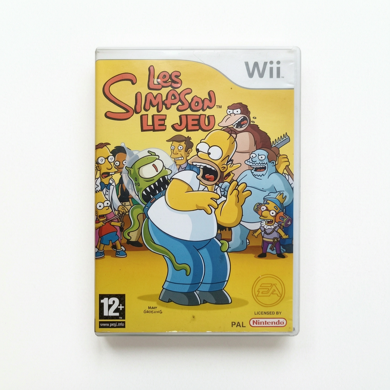 les simpson le jeu nintendo WII