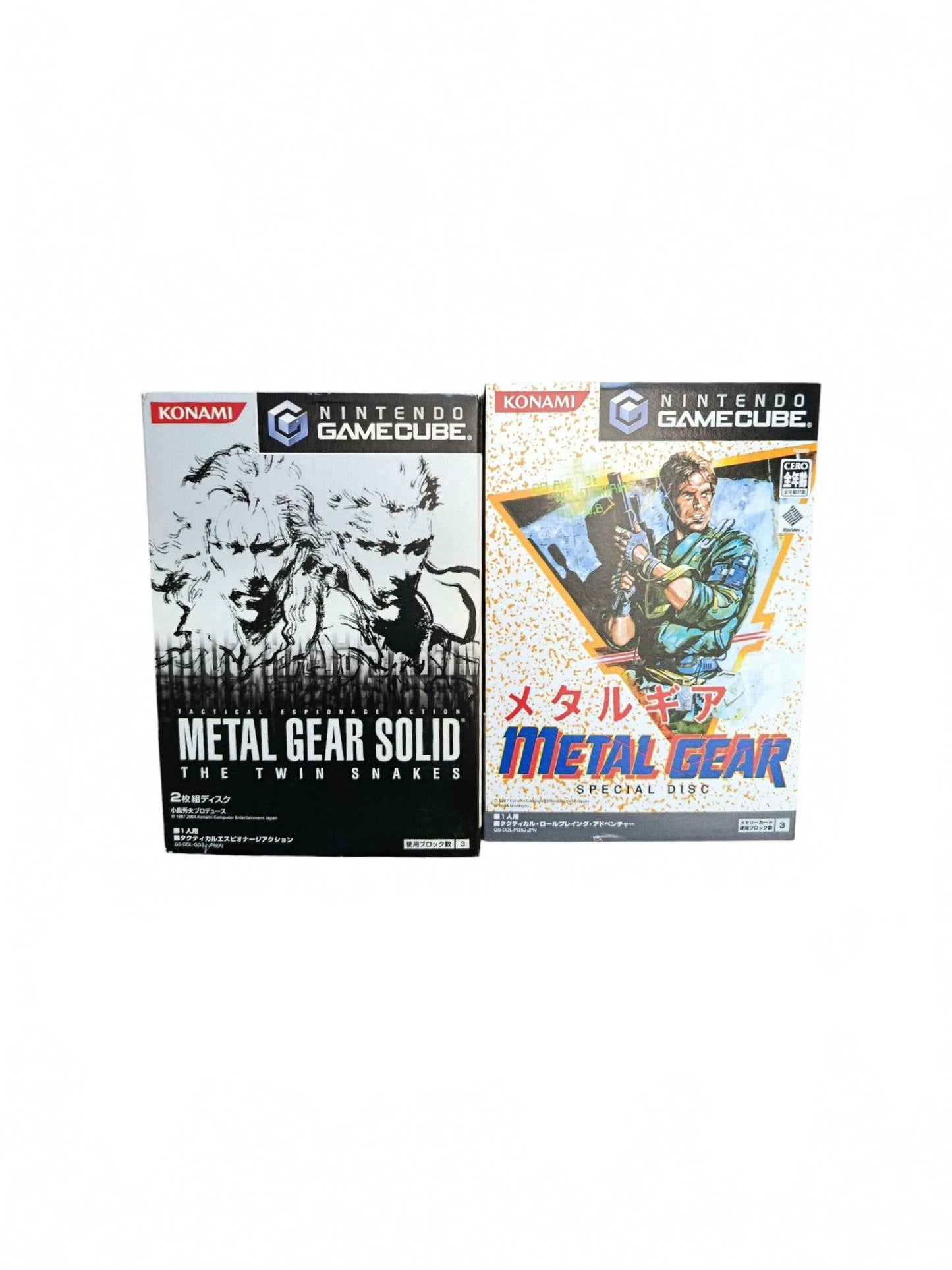 PACK Console GameCube METAL GEARS SOLID JAP