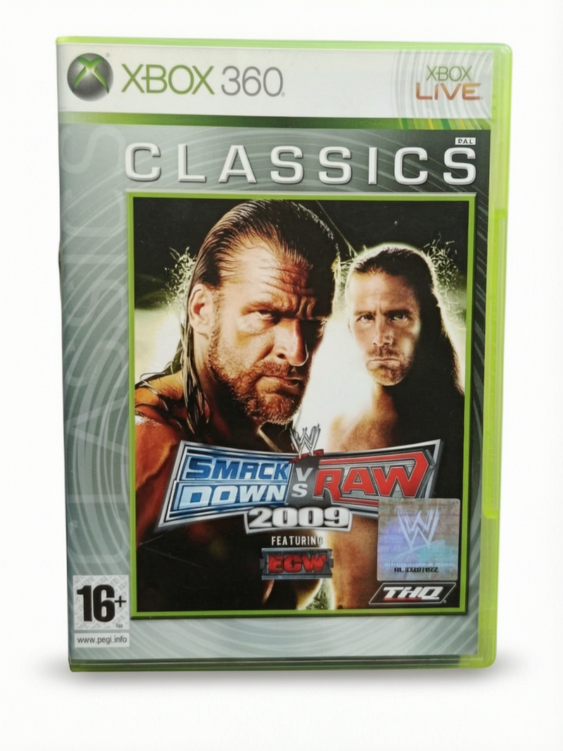 Smack Down VS RAW 2009 Version Classics Xbox 360