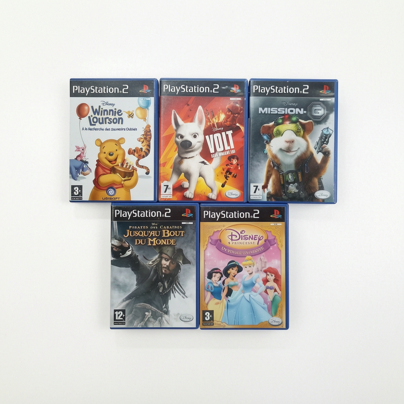 Lot 5 jeux disney (PS2) playstation 2