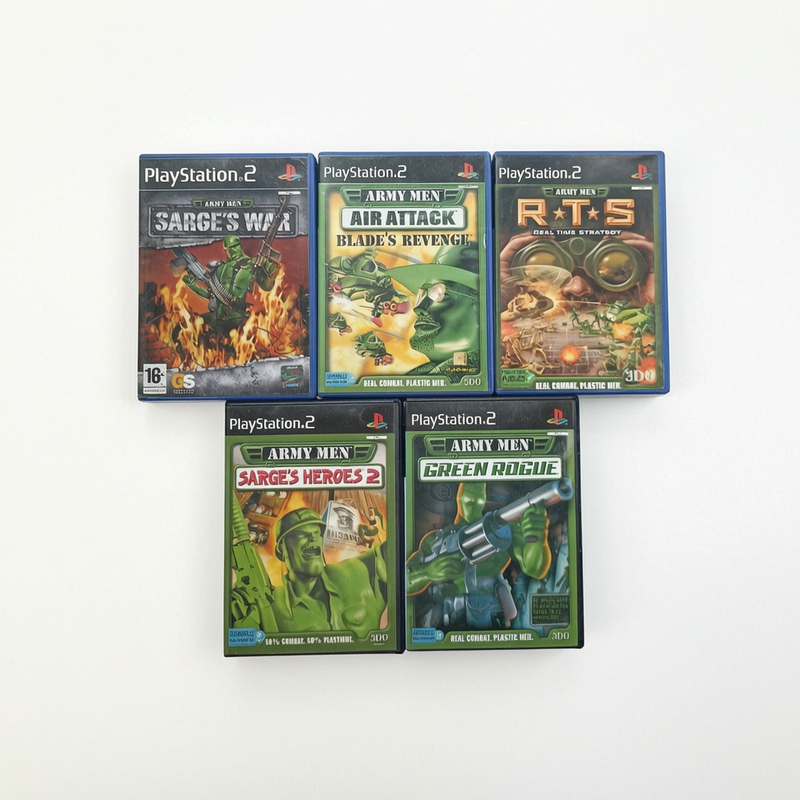 Lot 5 jeux army men (PS2) playstation 2