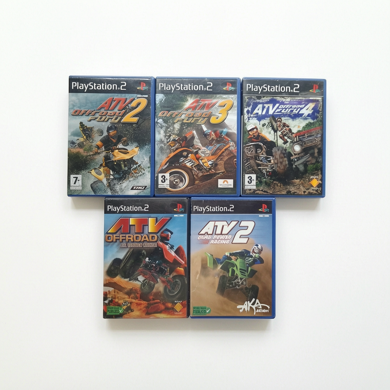 Lot 5 jeux ATV (PS2) playstation 2