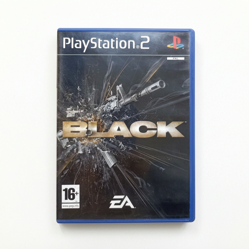 black Playstation 2 (PS2)