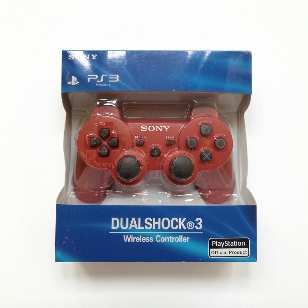 Manette DualShock 3 Rouge – Neuve sous Blister | Officielle PS3