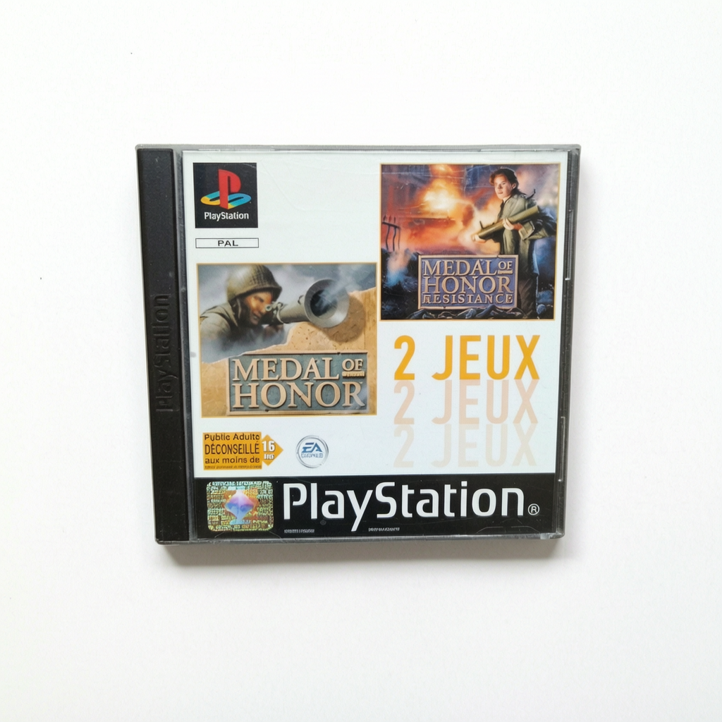 Medal of Honor – Lot 2 Jeux – PlayStation 1 (PS1)