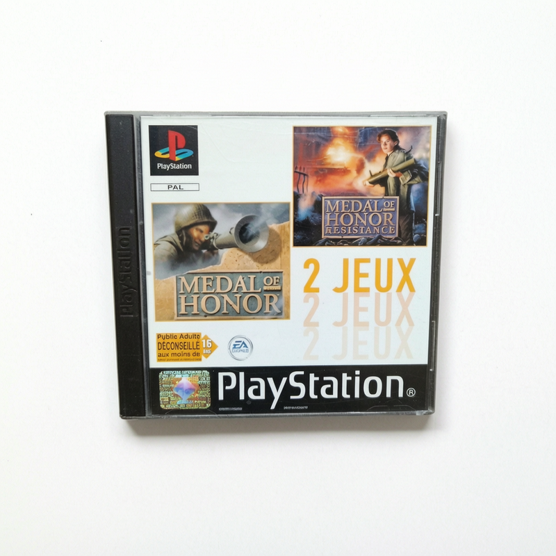 Medal of Honor – Lot 2 Jeux – PlayStation 1 (PS1)