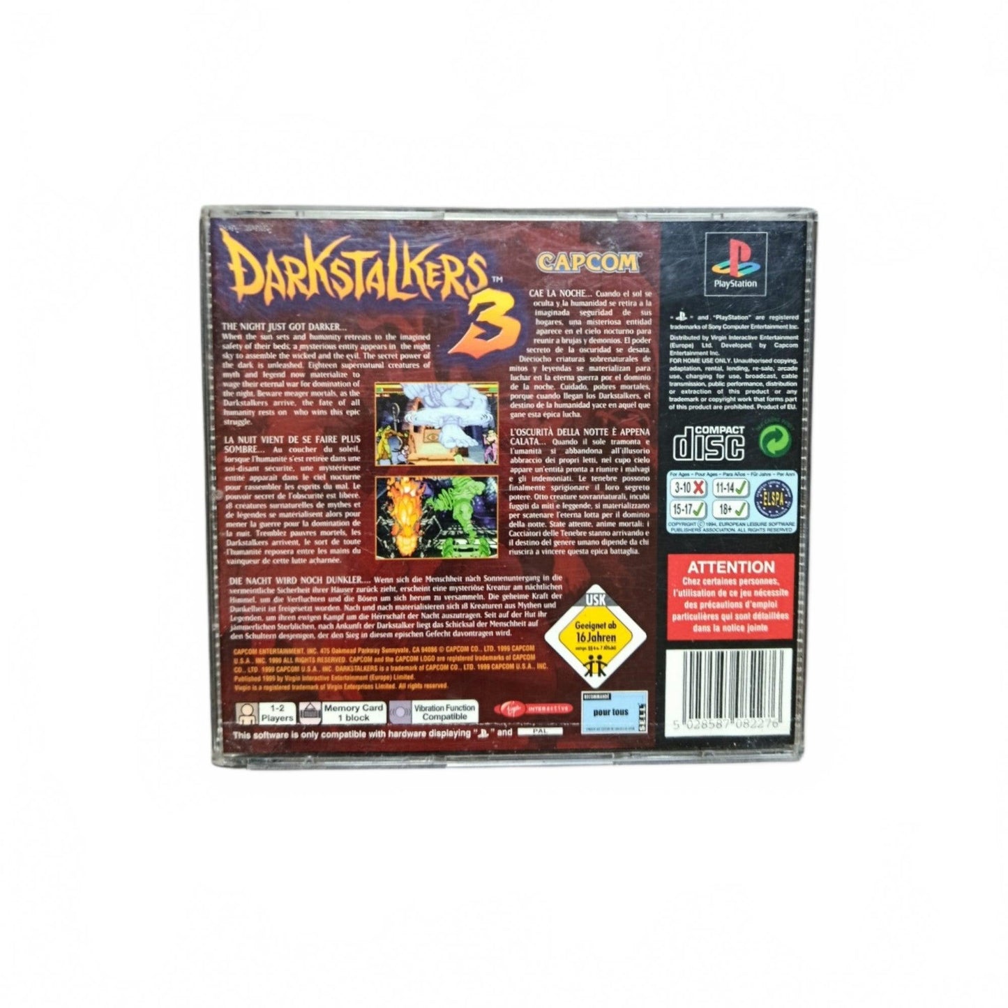 Darkstalkers 3 – PlayStation 1 (PS1) | Complet FRA