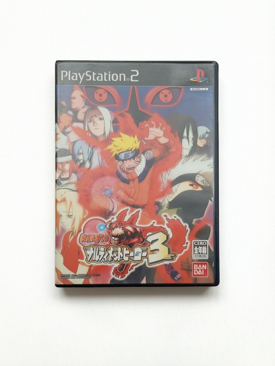 Nauro Ultimate Ninja 3 playstation 2 (PS2) Verison Japonaise