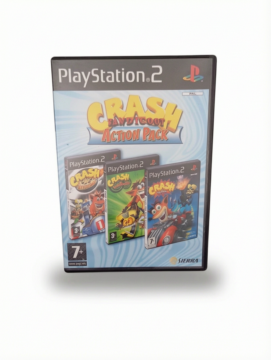 Crash Bandicoot Action Pack playstation 2 (PS2) Version FRA