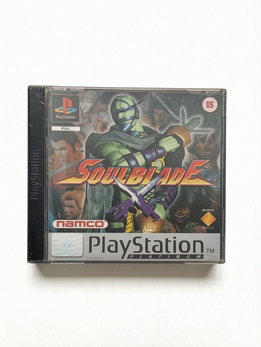 Soul Blade playstation 1 (PS1) Version Platinum