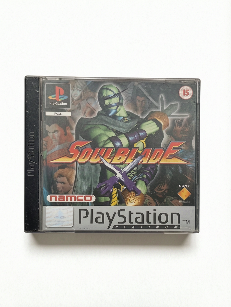 Soul Blade playstation 1 (PS1) Version Platinum