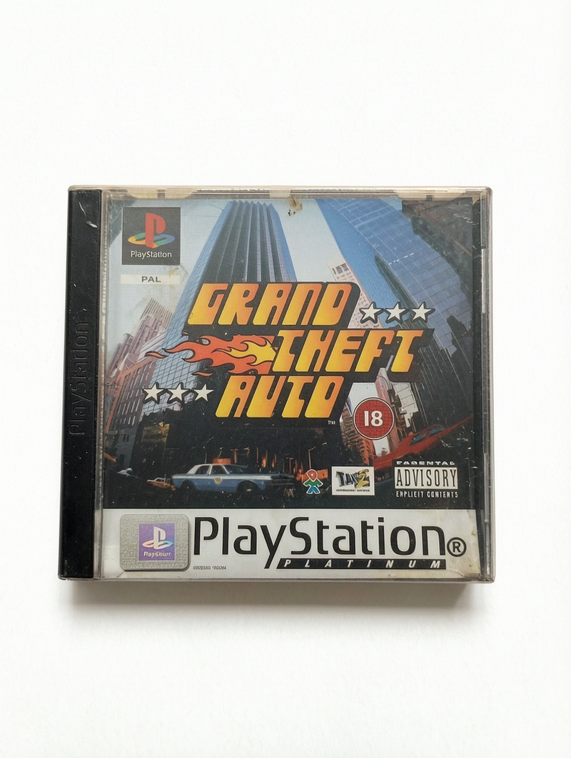 Grand Theft Auto PlayStation 1 (PS1) Version Platinum