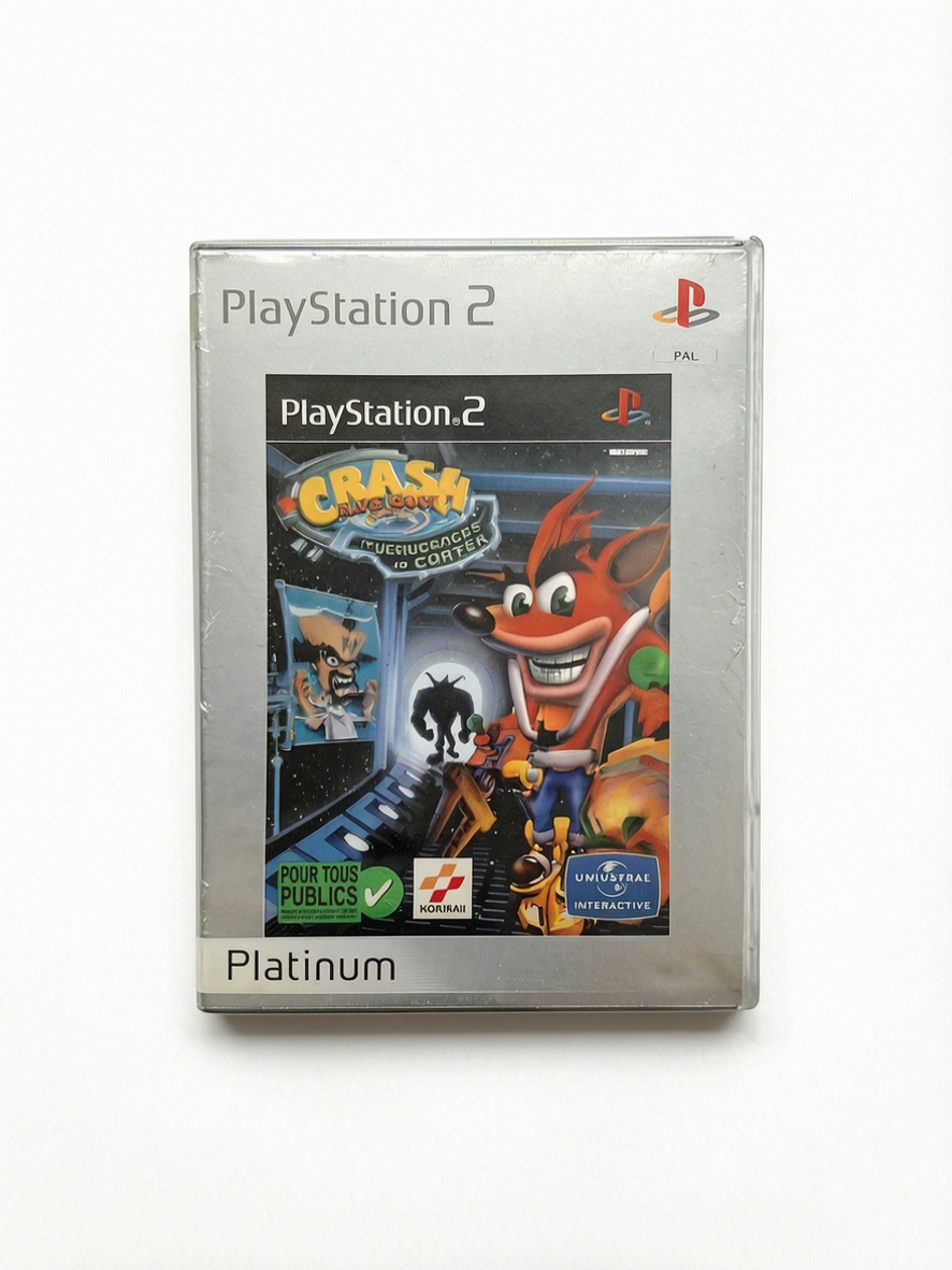 Crash bandicoot Playstation 2 (PS2) Version Platinum