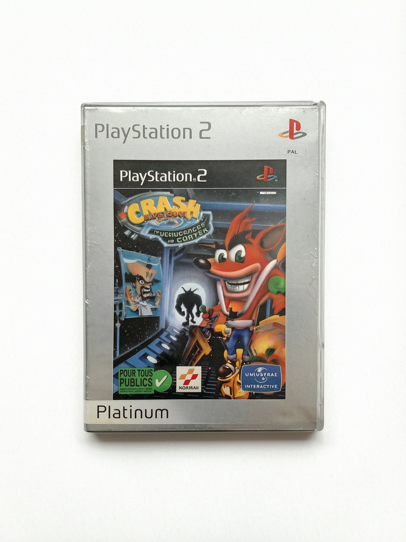 Crash bandicoot Playstation 2 (PS2) Version Platinum