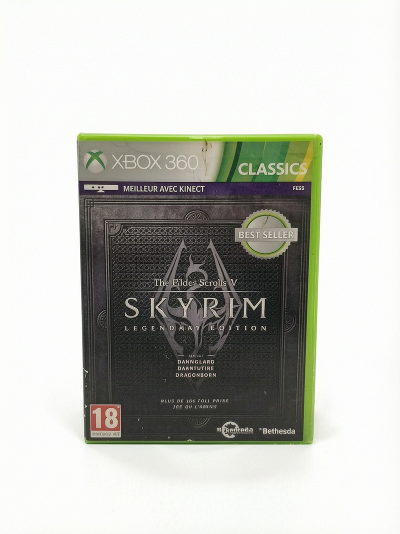 Skyrim Legendary Edition Xbox 360 Complet Version Française Jeu Culte Classics
