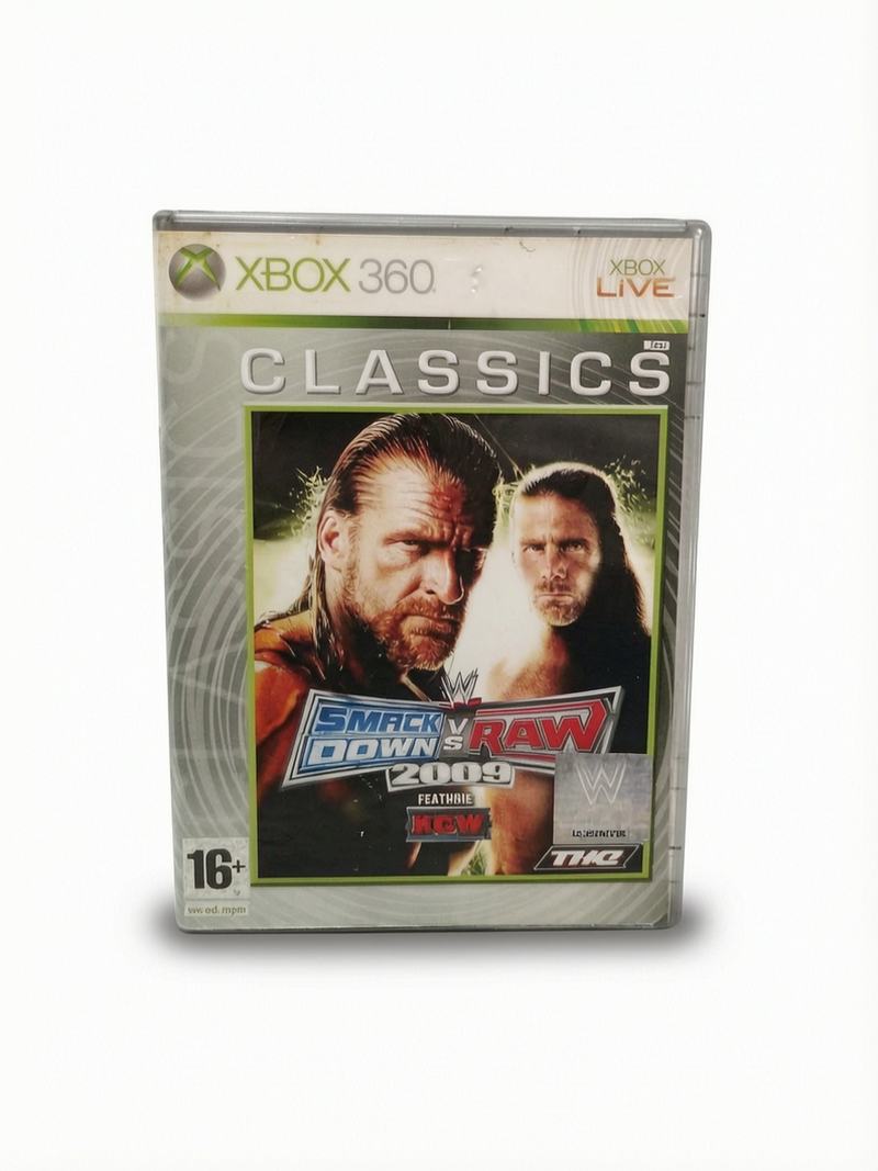 SmackDown vs Raw 2009 Xbox 360 Classics Jeu Complet PAL FR