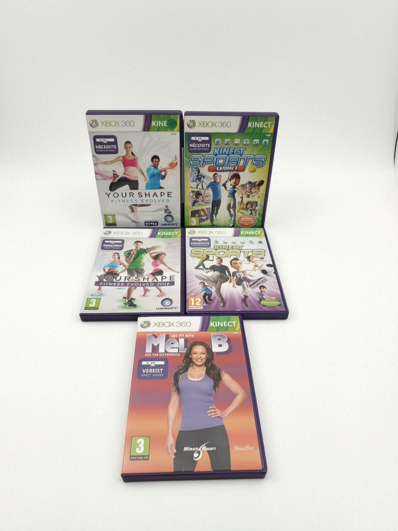 Lot Kinect Xbox 360 Jeux Complets PAL FR