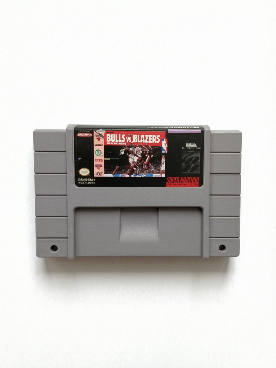 Bull vs Blazers Super nintendo SNES Version USA