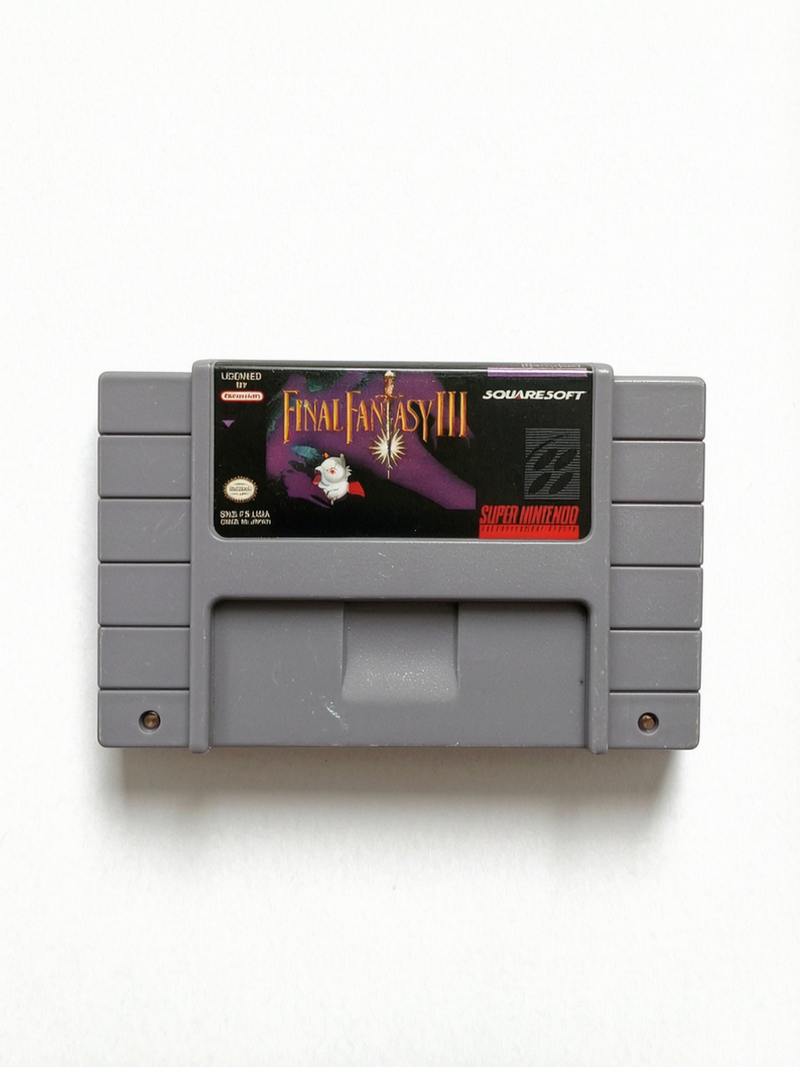 Final Fantasy III Super nintendo SNES Version USA