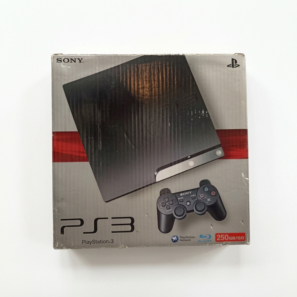 Console PS3 en boite avec manette et câble