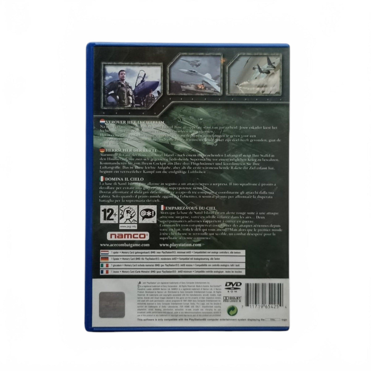 Ace Combat Squadron Leader PlayStation 2 en boîte