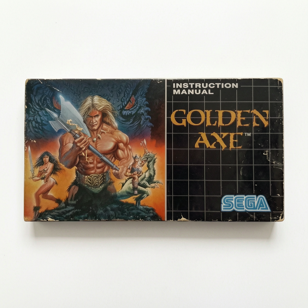 Golden Axe Notice Sega