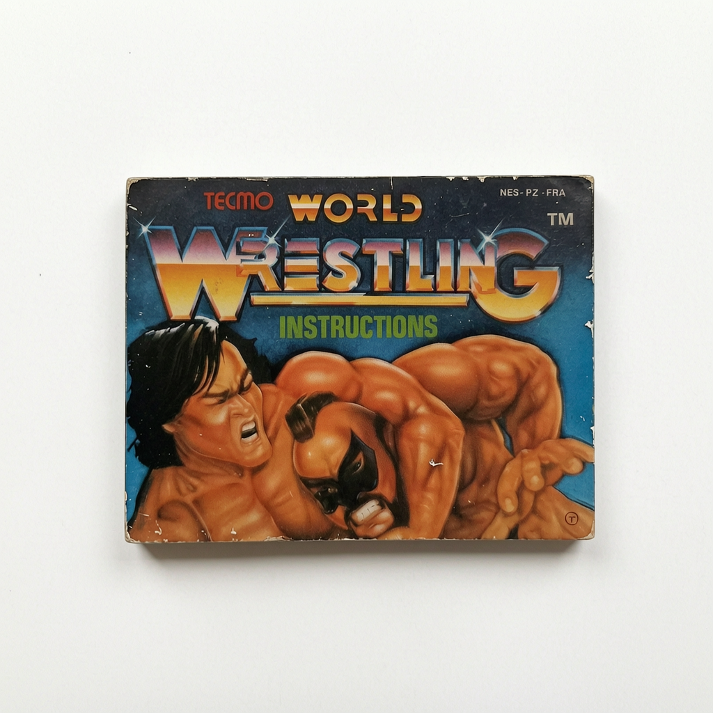 Tecmo World Wrestling Notice NES