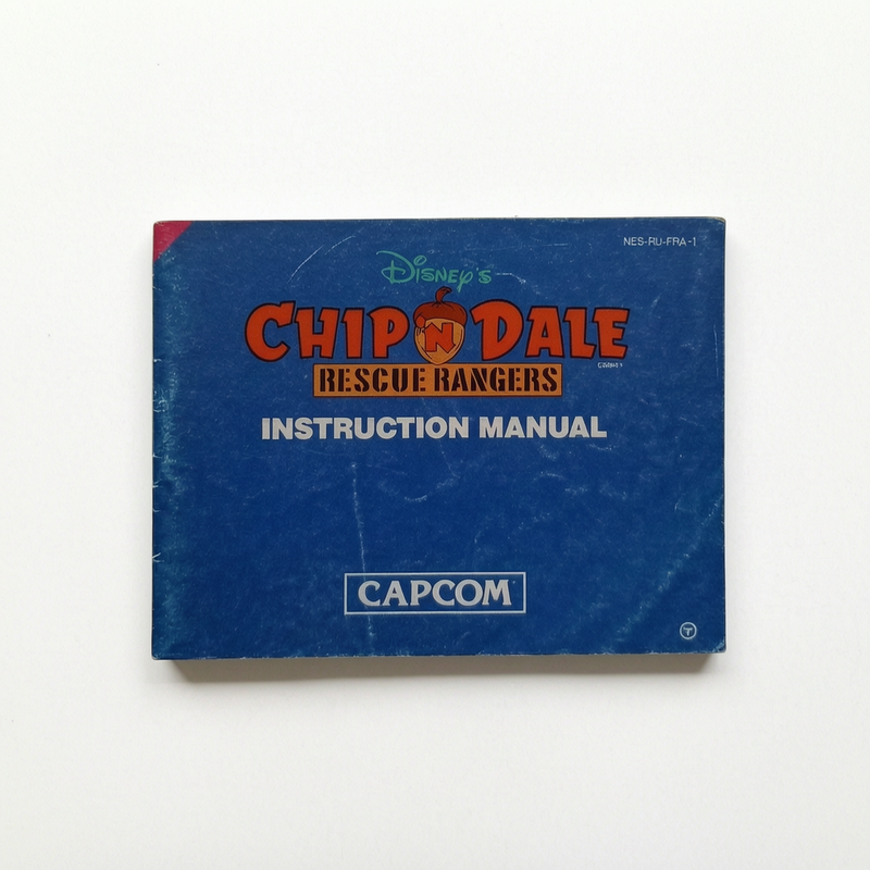 Chip 'n Dale Rescue Rangers Notice NES