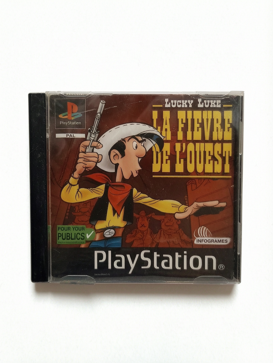 Lucky Luke fièvre de l'ouest Playstation 1 (PS1) Complet