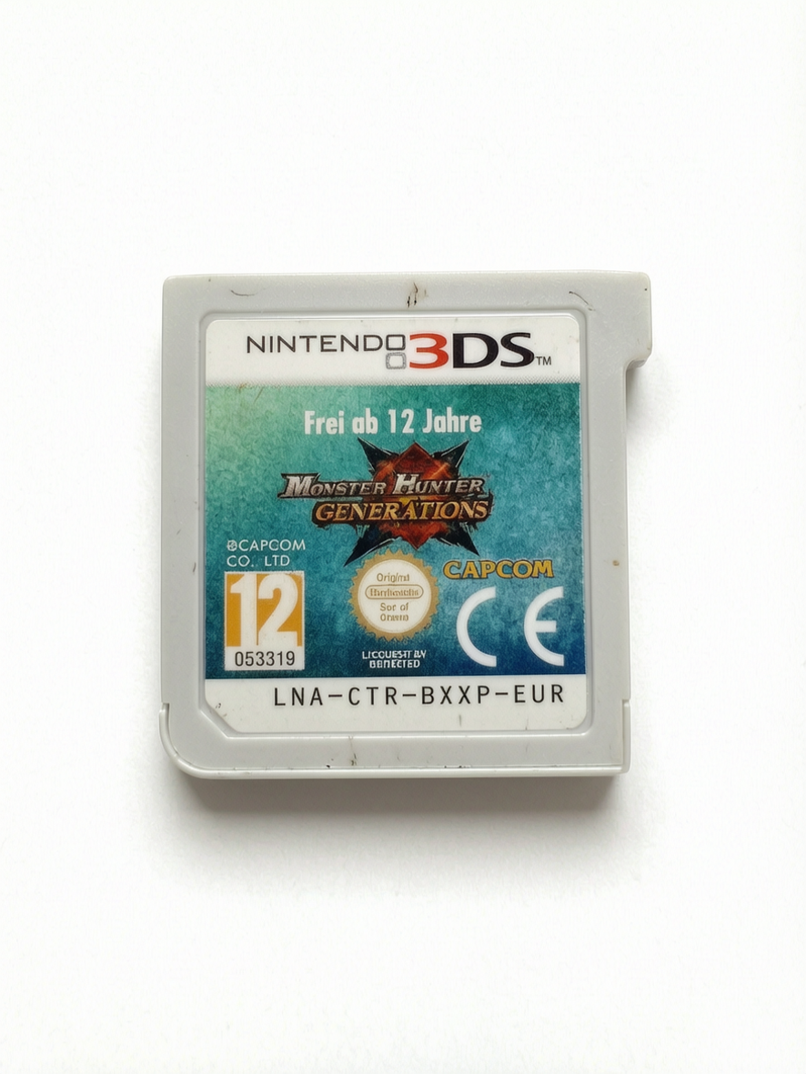 Cartouche Seule Monster Hunter Generations Nintendo 3DS