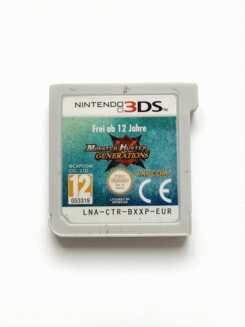 Cartouche Seule Monster Hunter Generations Nintendo 3DS