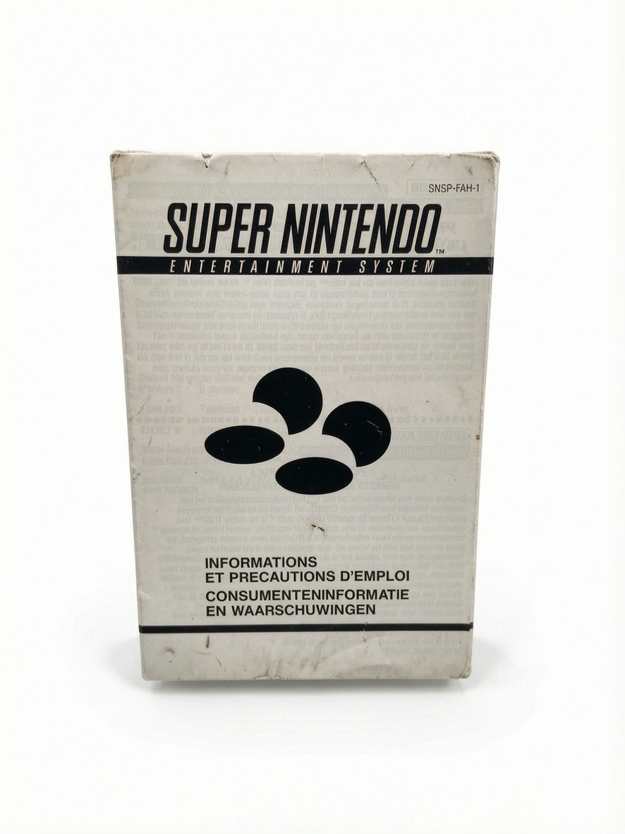 Manuel d'utilisation Jeu Super Nintendo (SNES) FAH-1