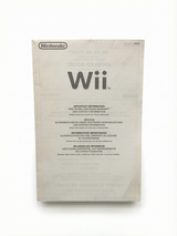 Manuel d'utilisation Jeu Nintendo Wii (FHUG) Version Française