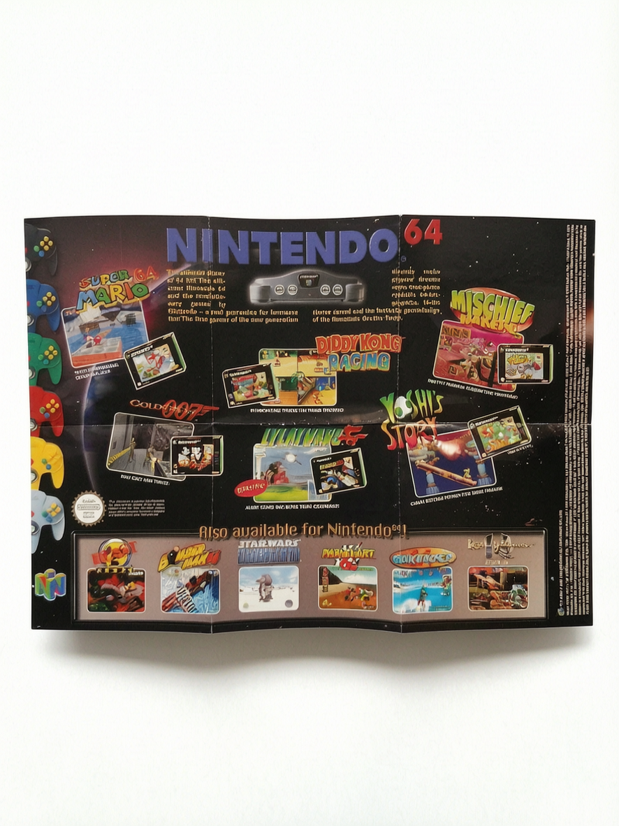 Dépliant de Présentation de Jeu Nintendo 64 (P-NUS-EUR-1)