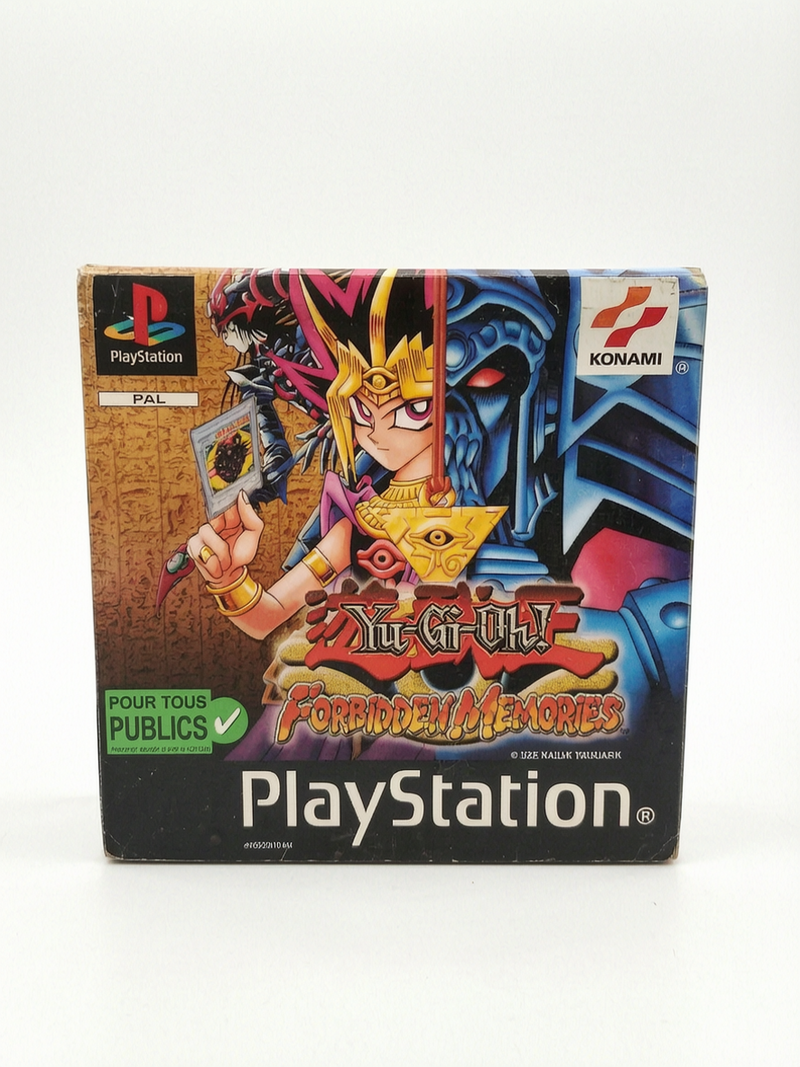Jaquette Avant Yu-Gi-Oh Forbidden Memories Playstation 1 (PS1)