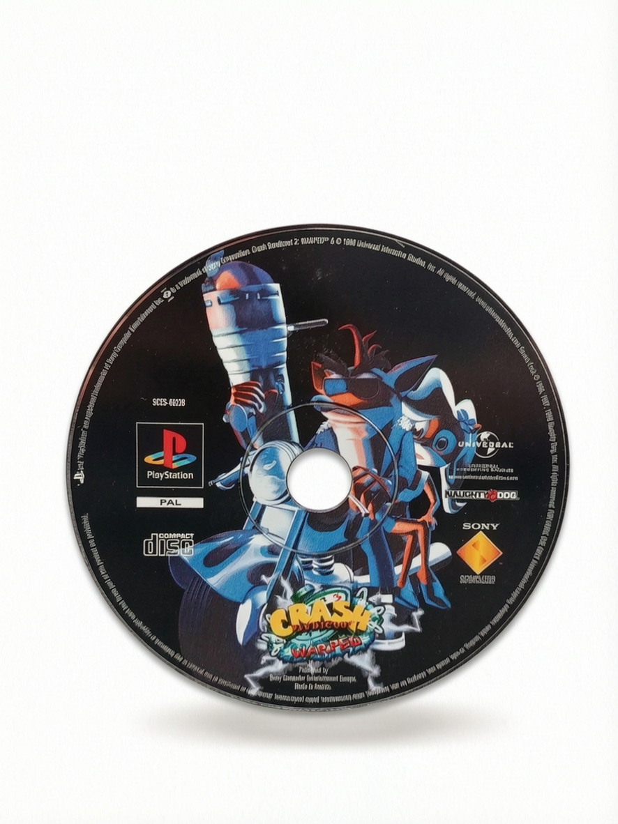 CD Seul Crash Bandicoot Warped Playstation 1 (PS1) Version Française