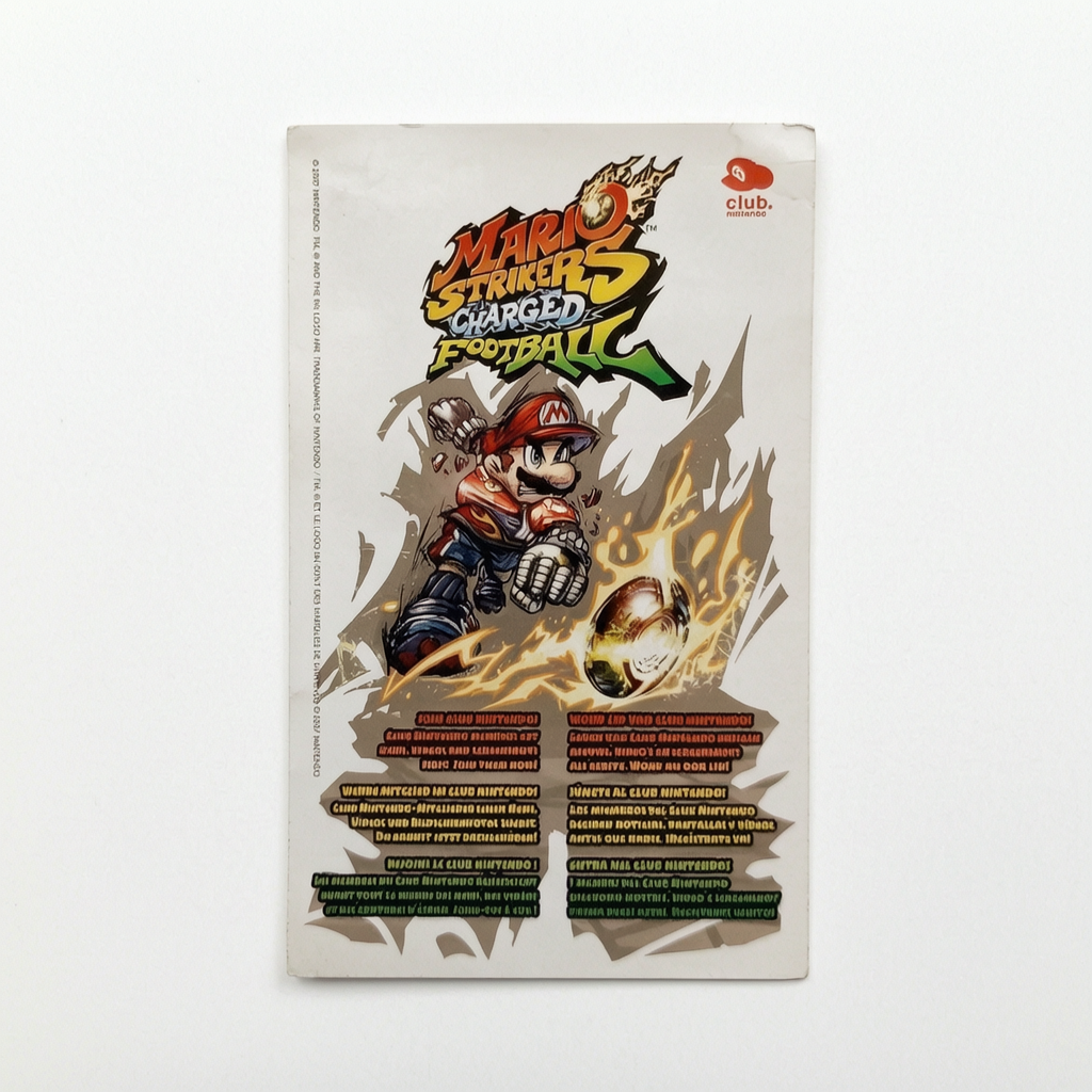 carte VIP non gratté seule Mario Strikers Charged Football Nintendo Wii
