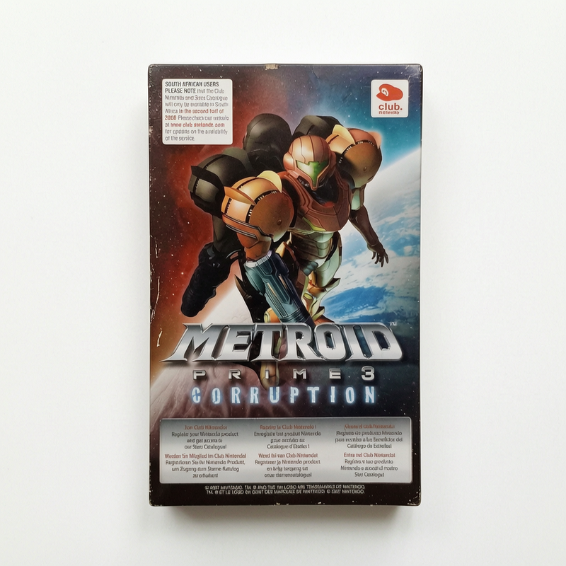 Metroid Prime 3 Corruption Carte VIP Nintendo Wii non gratté en français
