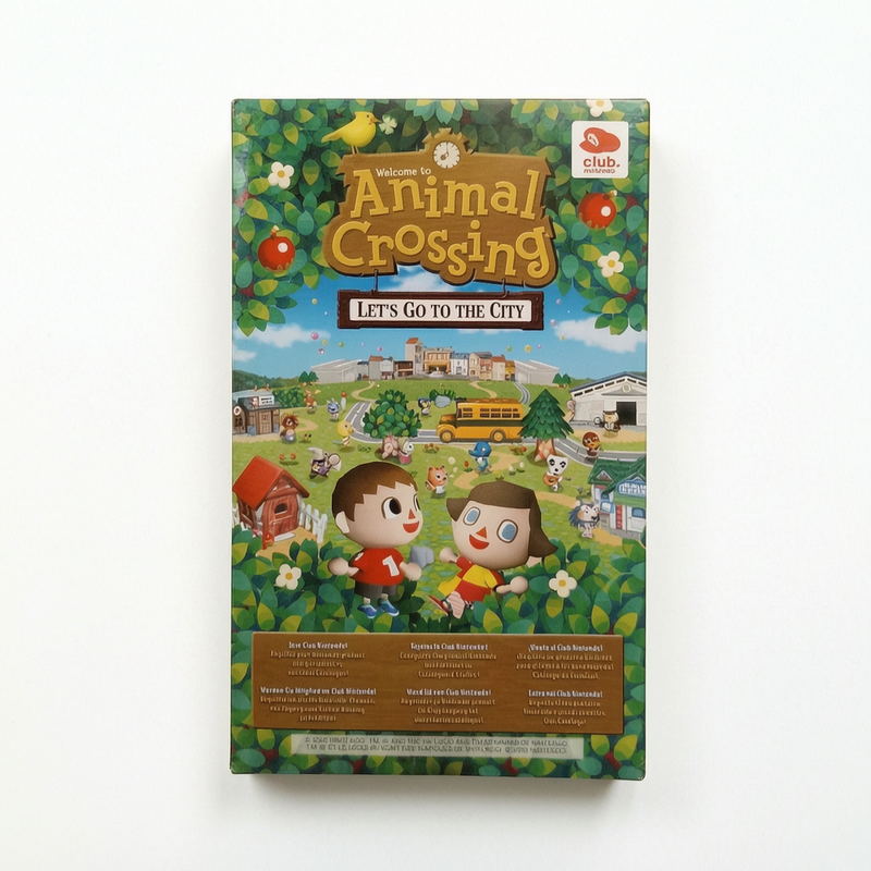 Animal Crossing Let’s Go To The City Carte VIP Wii non gratté version français