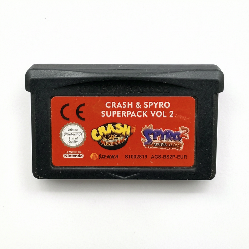 Crash & Spyro Superpack Vol. 2 Game Boy Advance GBA Version français