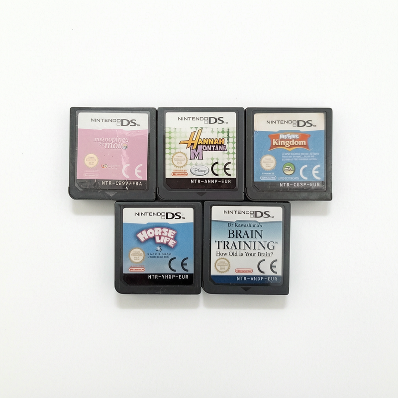 bundle 5 jeux Nintendo DS en français