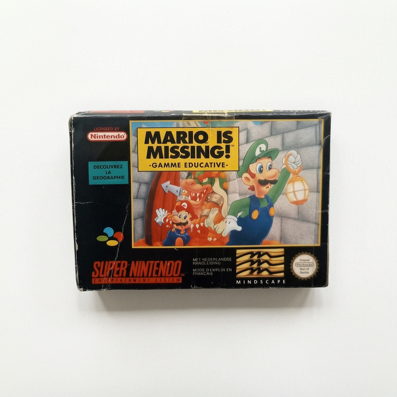 Mario is Missing! Super Nintendo FRA complet RARE