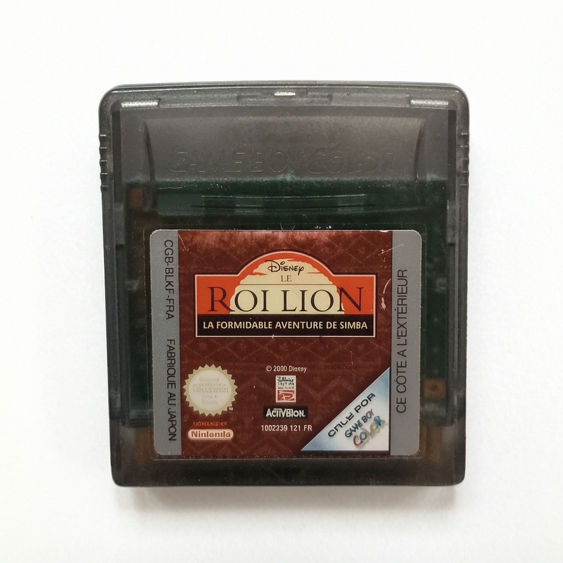 Cartouche seule Le Roi Lion FRA Nintendo Game Boy Color (GBC)