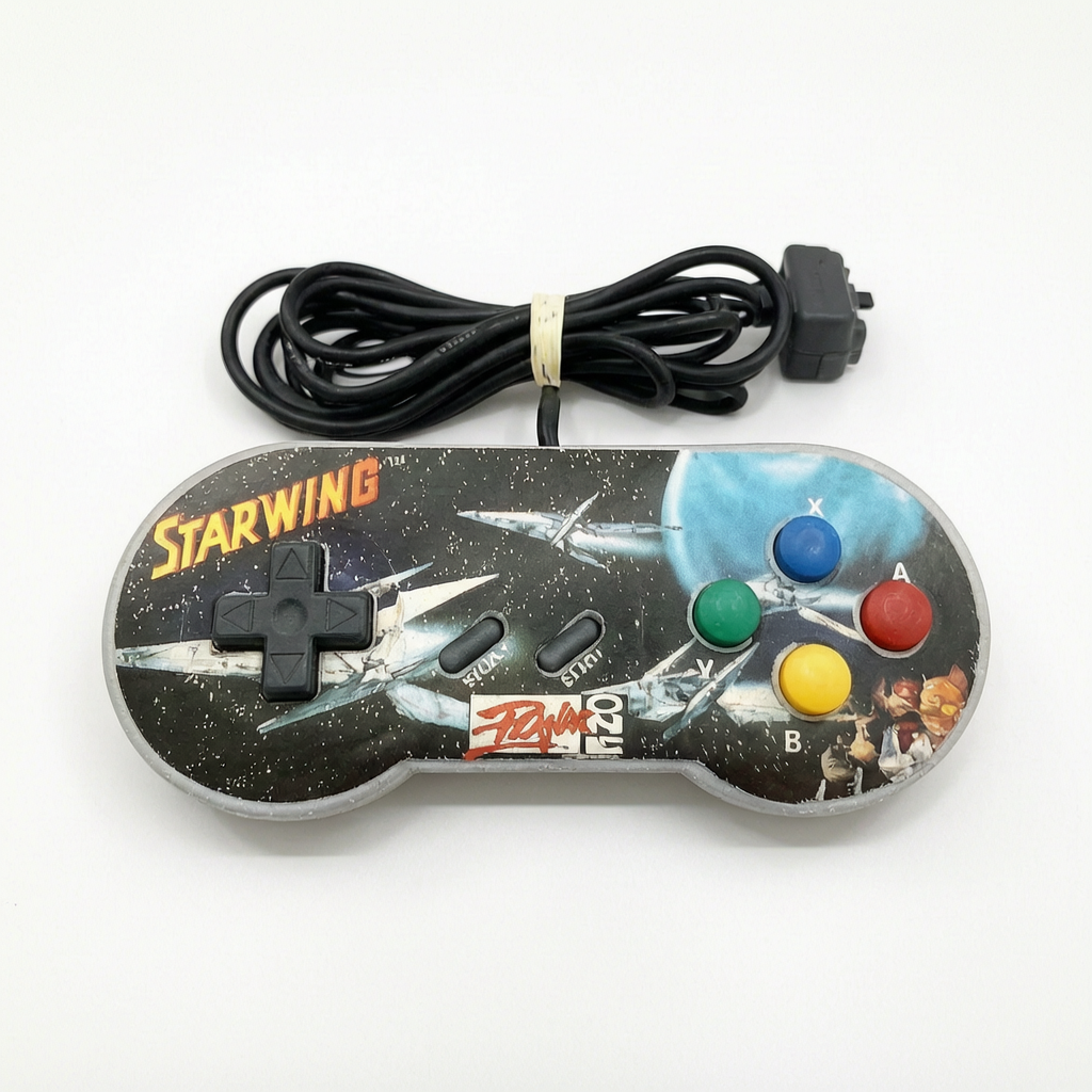 Manette Super Nintendo (SNES-PAL) avec motif
