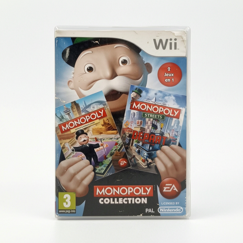 Monopoly Collection 2 Jeux en 1 complet PAL FRA Nintendo Wii