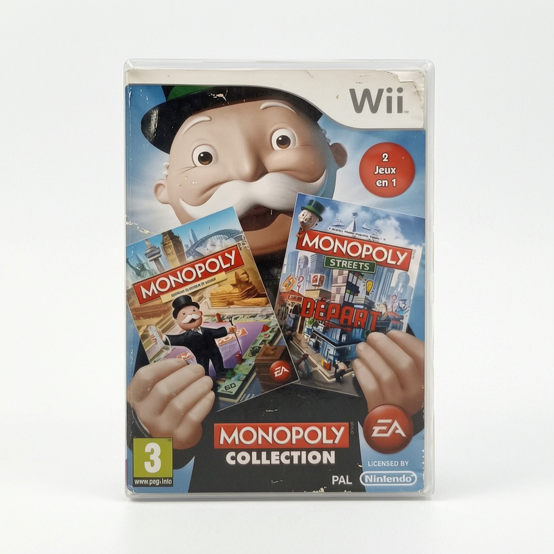 Monopoly Collection 2 Jeux en 1 complet PAL FRA Nintendo Wii