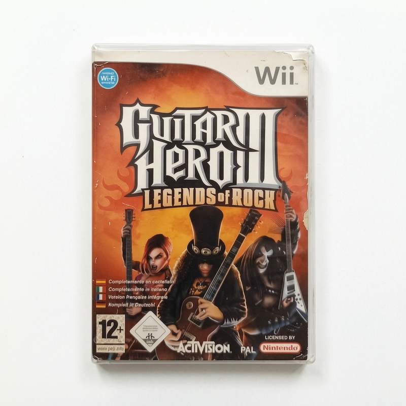 Guitar Hero III Legends of Rock Nintendo Wii Complet PAL EUR