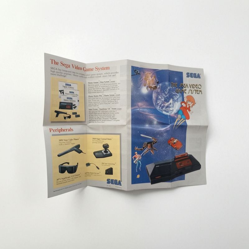 Dépliant Sega Master System
